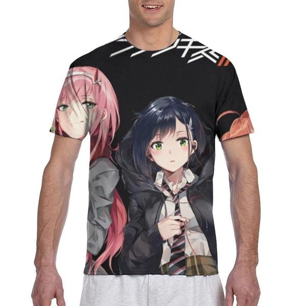 

anime new arrival 3d print couple summer round neck short sleeve, White;black