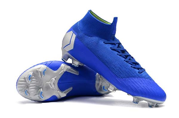 

boutique mens fg football boots neymar limited cr7 shuai 360 superfly vii victory soccer cleats fg blue soccer shoes