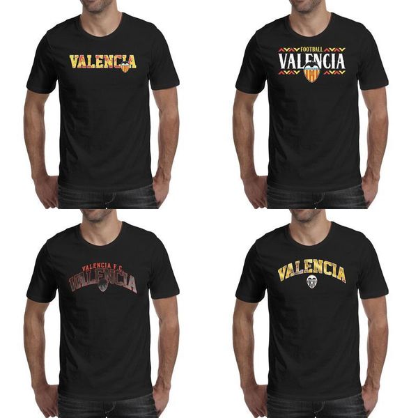 

fashion mens valencia cf los ches vcf flag label black t shirts design vintage make a champion shirts gray lining coconut tree white, White;black