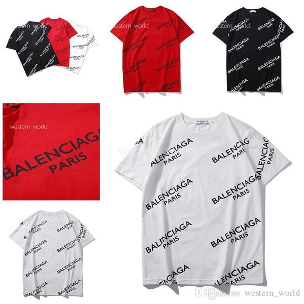 

47 18 100 cotton more color men men women women balenciaga ummer logo print fa hion hirt hoodie uit tee whole ale