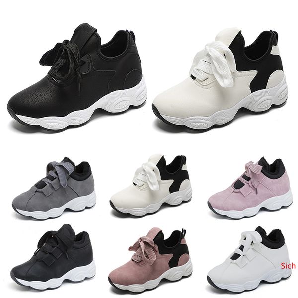 

discount non-brand women running shoes white black pink grey suede outdoor walking breathable comfortable sports sneakers 36-40 style 15