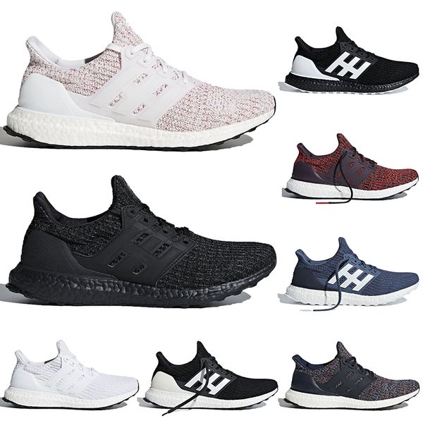 

wholesale triple black white blue Ultra 4.0 Running Shoes Orca Ash Peach Candy Cane women and men Athletic Primeknit Runner Shoes 36-45