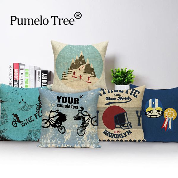 

scandinavian throw pillow case play sports interesting 45x45 cushion cover linen custom farmhouse home decor pillow covers cases