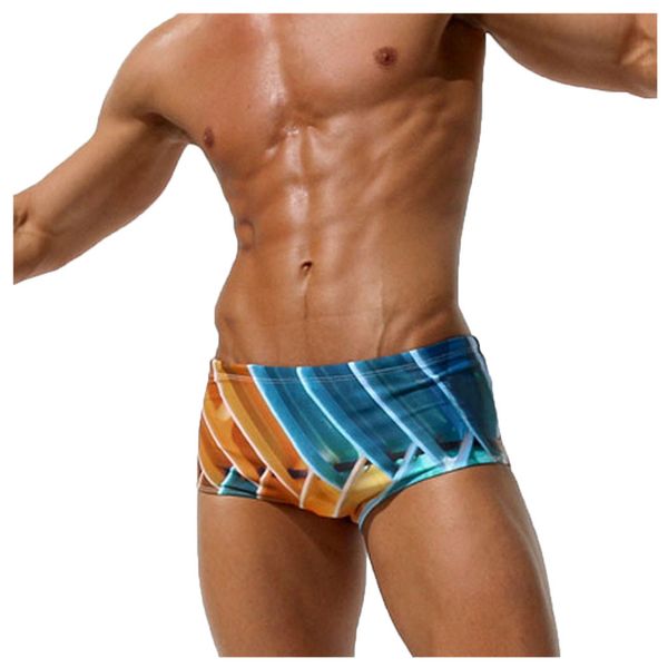 

summer men's fashion printed boxer swimwear swim trunk