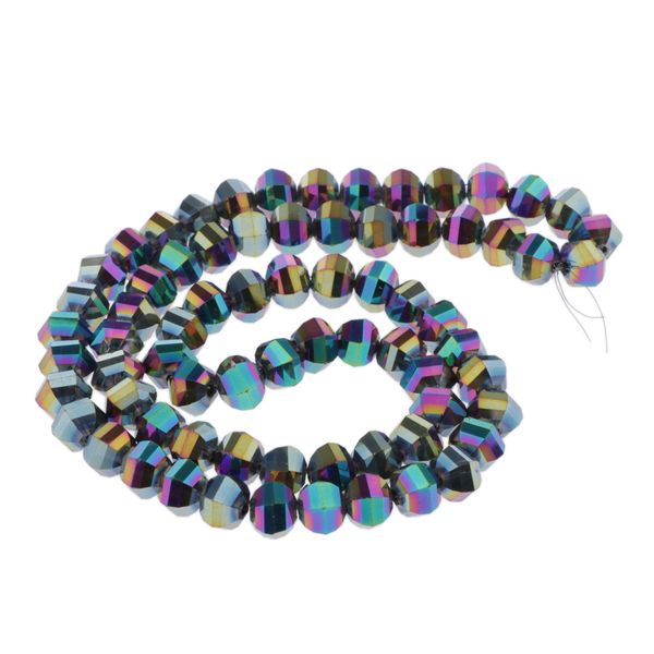 

72x multi-color watermelon bead diy jewelry making charms decor 8mm