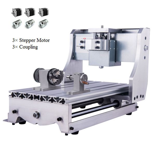 

diy cnc frame 3020 with nema 23 stepper motors 3axis 4axis for cnc milling engraving machine 30x20cm