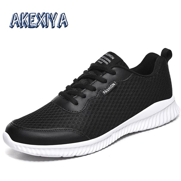 

2020 new summer casual men shoes mesh breathable mens s shoes lightweight comfortable mens sneakers summer outdoor men 48, Black