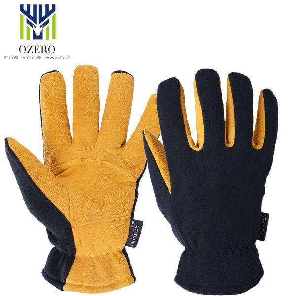 

ozero winter ski gloves outdoor sport warm gloves deerskin windproof below skiing cycling for men women 8007