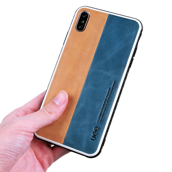 

phone case for iphone x/xs leather cover anti slip cell phone bumpers ing