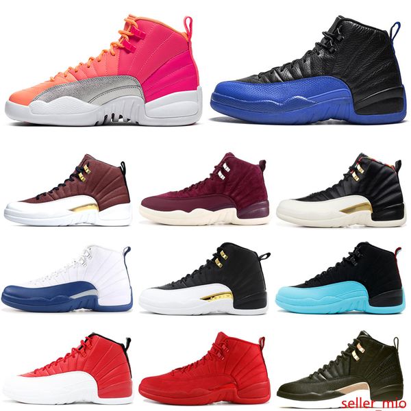 

punch 12s men basketball shoes 12 fiba game ball game royal reptile dark grey playoffs mens trainers sports sneakers 7-13