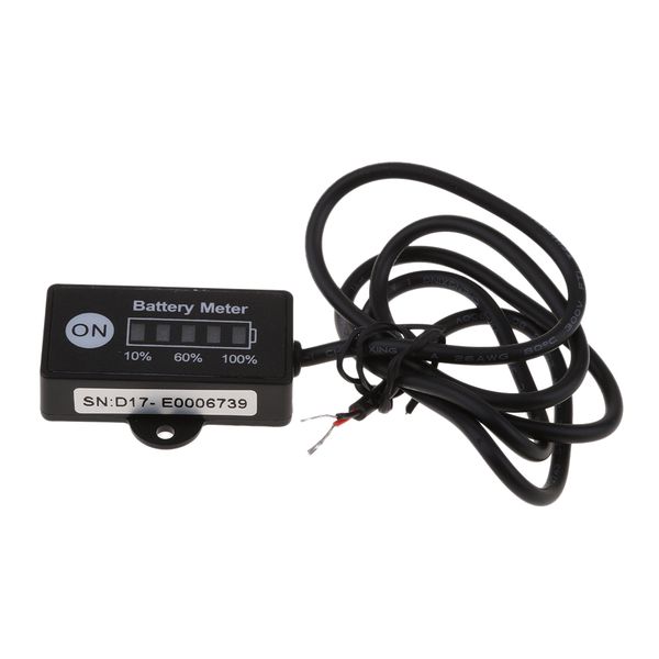 

12v 24v led battery indicator gauge meter for motorcycle car marine atv