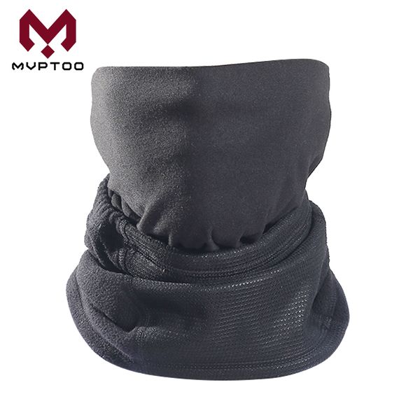 

winter fleece face mask neck gaiter warmer motorcycle tubular scarf with rope ski cycling moto snowboard headband bandanas men