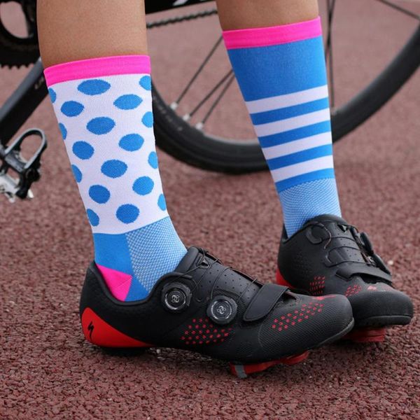 

long tube professional breathable cycling casual sports socks, Black;red