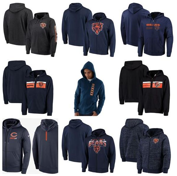 

2019 style men bears majestic touchback full-zip hoodieg-iii sports by carl banks discovery sherpa full-zip jacket - olive bule, Blue;black
