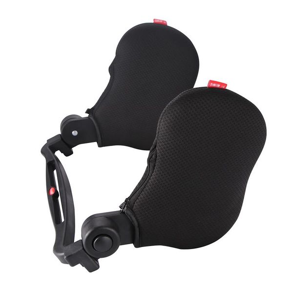 

adjustable car seat headrest pillow neck support pillow nap cushion protection pads high elastic nylon neck car styling