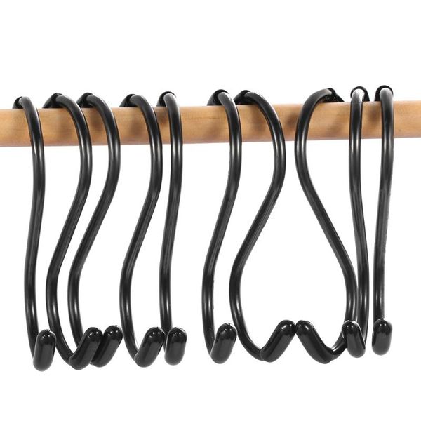 

5pcs/set s shaped hook kitchen household hanger storage holders organizer stainless steel hooks & rails home tools accessories