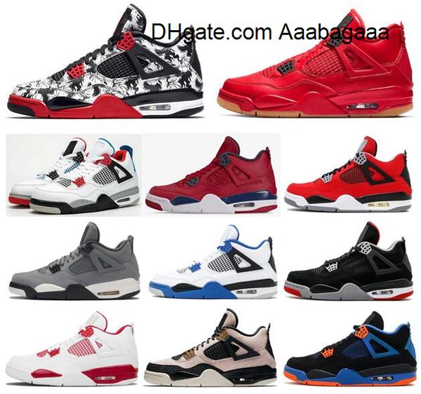 

новый 4 татуировки граффити одиночный день фиба тренажерный зал красный баскетбол обувь мужчины женщины 4s альтернативный автоспорт ил красн