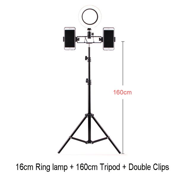 

led selfie ring light 5500k studio pgraphy p fill ring lamp with tripod for iphone smartphone makeup video shooting