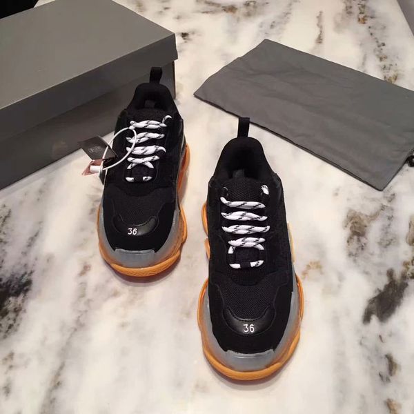 

2019 jogging shoes sneaker jogging shoes lace-up men women fashion classic shoes low-outdoor breathable original packaging, Black