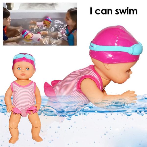 

2019 водонепроницаемая электрическая плавательная кукла kid girls toy новая ванна плавательный бассейн водонепроницаемые куклы девушки игруш