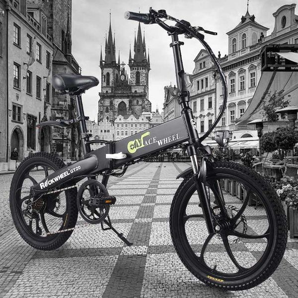 

e-bike folding driving mode e-bike 350w 20 inch range, Silver;blue