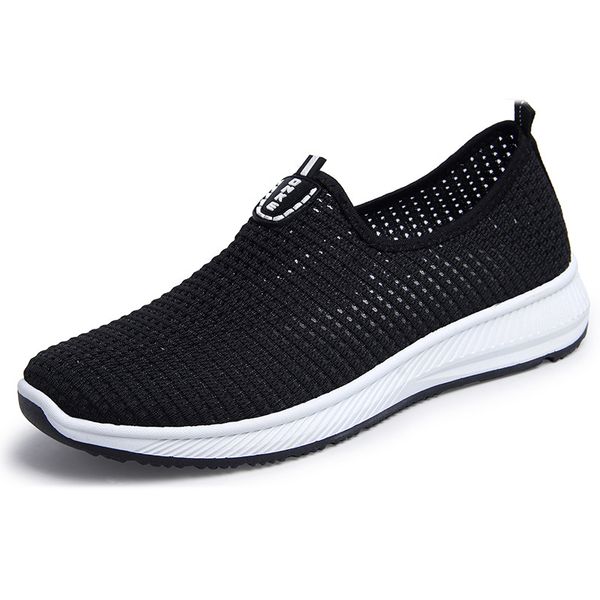 

breathable men shoes casual mesh shoes men 2019 new summer slip on lightweight mesh loafers size 39-44 male sneakers black