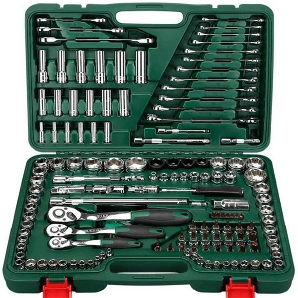 

tools for 1/4"1/2" car repair tools ratchet wrench spanner set combination auto tool kits socket set hand tool