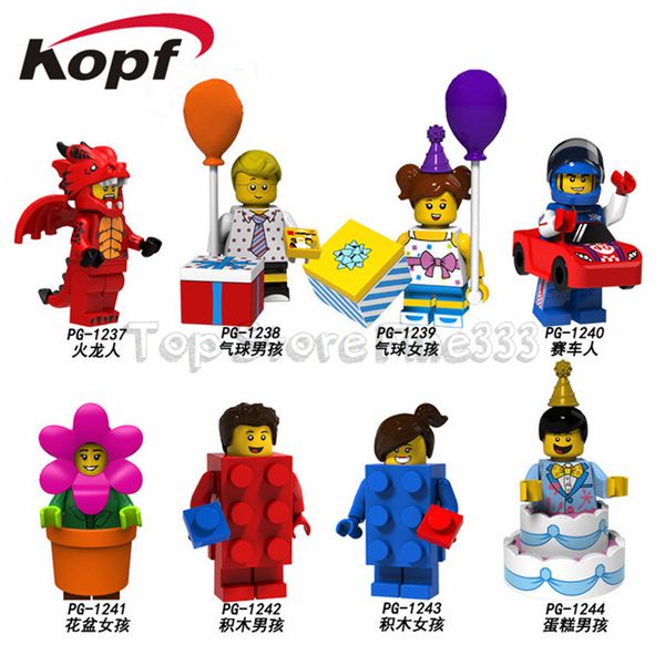 

minifig насосное партии мультфильм цифры торт ко дню рождения подарочная коробка balloon автомобилей цветочница кирпич строительный блок дет