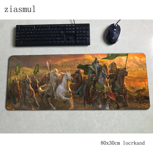 Lord Of The Ring Padmouse 80x30cm Gaming Mousepad Game Kawaii