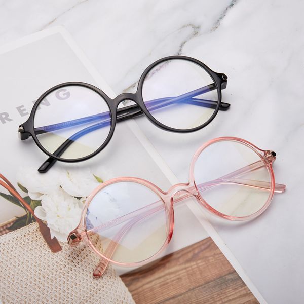 

transparent round glasses frame women clear lens myopia glasses men vintage eyeglasses optical spectacle frames, White;black