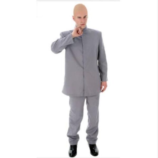 

details about dr. evil austin powers 1960s mens halloween deluxe cosplay costume(no shoes, Black;red