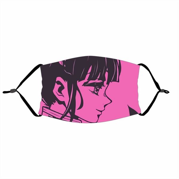 

dener fa masks sl turan mask dust female star popular riding mask oy girl universal sl print outdoor fising#211, Black