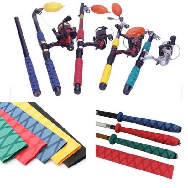 

non slip x-tube heat shrink tubing 22mm 28mm 35mm textured fishing rod tennis handle grips cover racket sleeving