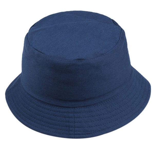 

orange bucket hat solid summer hats for women men fisherman hat fashion wild sun protection cap outdoors hoedje 03*, Blue;gray