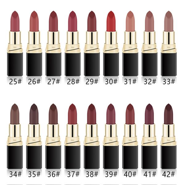 

new makeup retro matte lipstick long-lasting velvet matte lip color all popular color have 42 different colors choose 3.6g