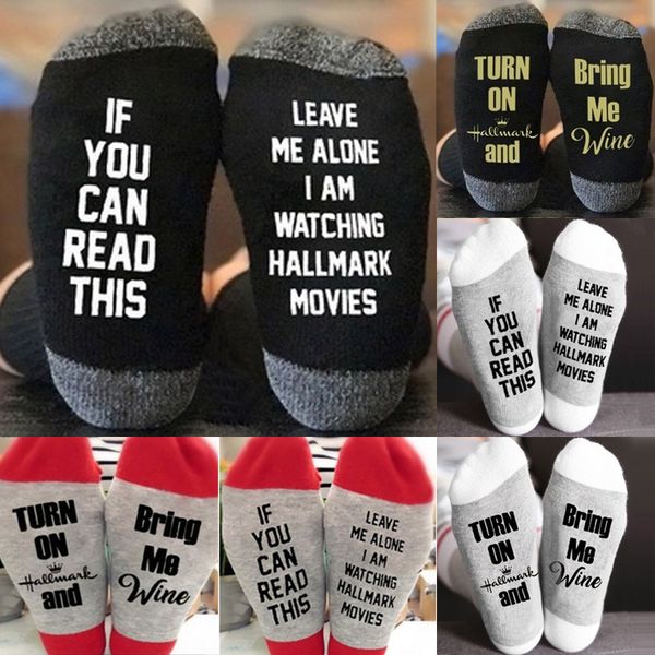 

6 styles christmas sock letter printed knee high socks men women alphabet sports yoga sock christmas decoration stockings wholesale ajy720, Pink;yellow