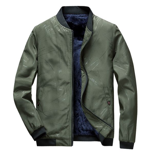 

zogaa mens thicken jacket winter warm casual coats bomber zipper jacket stand collar slim fit outwear coat male brand clothing, Black;brown