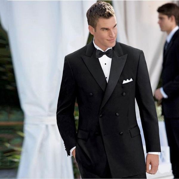 

black groom tuxedos wide peaked lapel men suits for wedding man suits 2piece latest coat pants designs cotume homme slim fit terno masculino, Black;gray