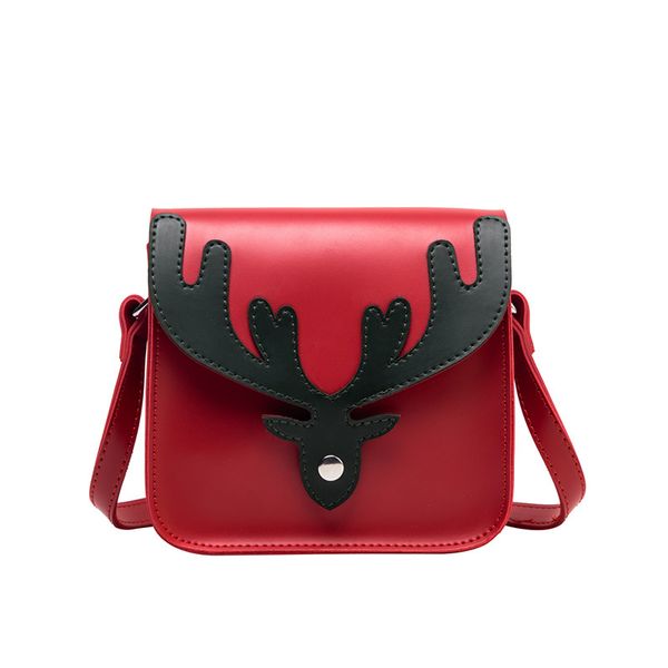 

messenger bag women cartoon pu leather girl shoulder bag reindeer crossbody bags for women christmas purses and handbags