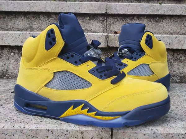 

2019 authentic v 5 sp michigan inspire retros amarillo college navy mens basketball shoes outdoor sports sneakers 40-47 ct10