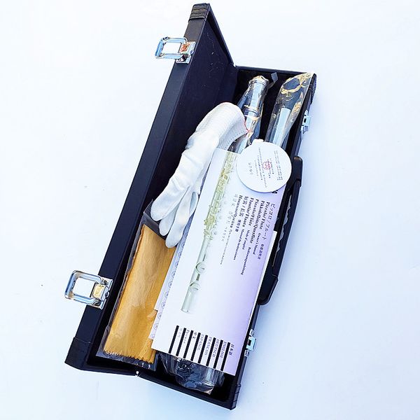 

japan yf-471 flute 16 hole with e key yf-271 silver plated flute c key white copper flauta transversal music instrumentos