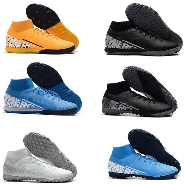 

горячие мужские mercurial superfly 7 vii club tf ic дышащий крытый газон 360 cr7 ronaldo neymar njr футбольные бутсы бутсы