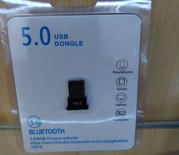 

USB-адаптер Bluetooth 5,0 Портативный беспроводной аудио приемник Dongle Костюм для PC Headset т