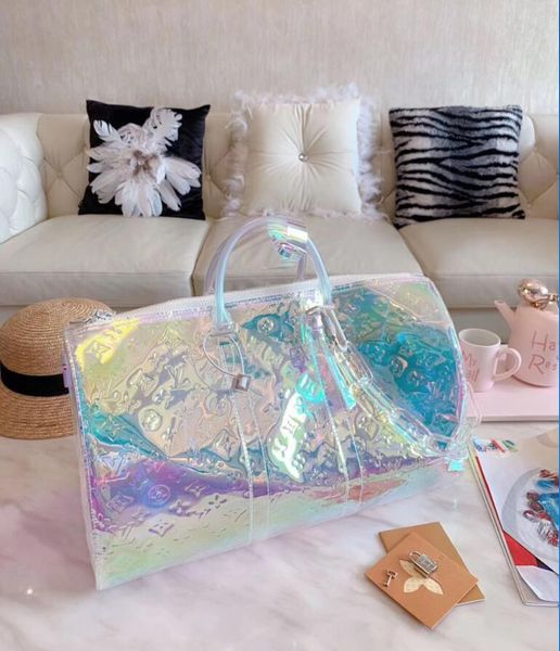 

European cla ic luxury tyle handbag colorful letter decorati female travelling bag de igner luggage bag