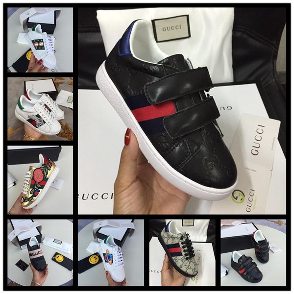 

baby kid running shoes toddler sneakers white bee boy girl sport sneakers for walk running gift, Black