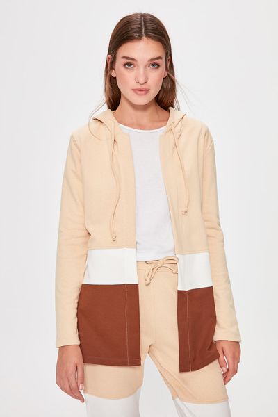 

trendyol многоцветный вязаные пальто twoaw20ce0161, Black;brown
