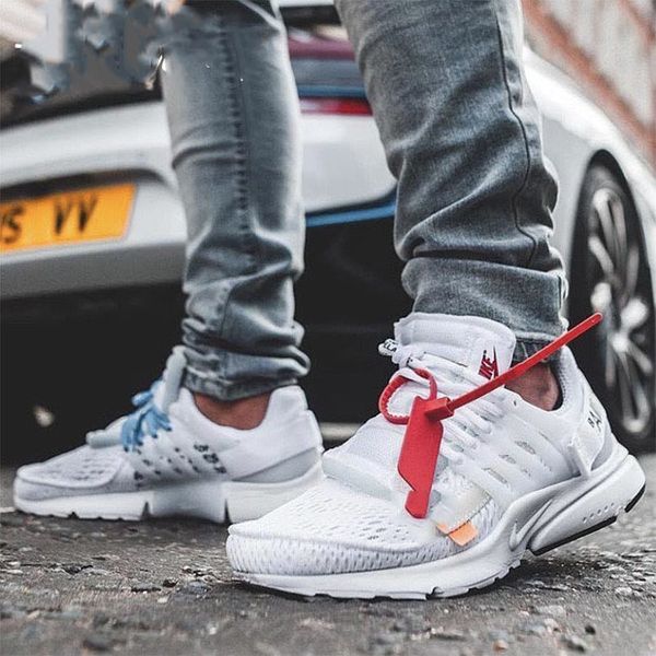 

the ten wholesale off w white x nÃ­ke air presto v2 mid ultra men/women sneakers sports running shoes 36-45 112521, Black