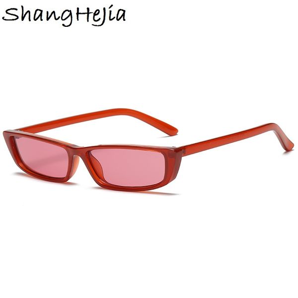 

new fashion design women sun glasses flat sunglasses square frame classic shades vintage black red eyewear de sol, White;black
