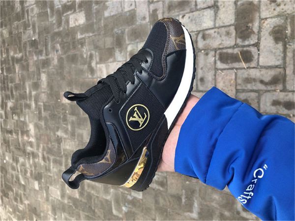 

fashion paris designer shoes low sneakers triple s men's casual ladies men's designer casual sports training shoes gauze zapatos, Black