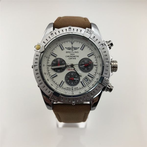 

Top Brand BL Chronograph Рабочая кожи высокого качества Роскошные часы Мужские часы Для Человек Мода Складной Пряжка человек вскользь кварцевые часы